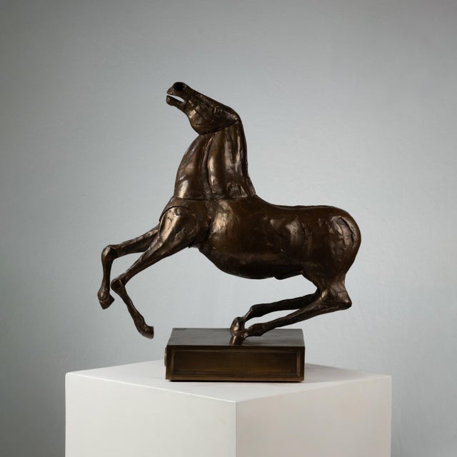 Miguel Berrocal, Articulated Horse Sculpture, 1973, Bronze For Sale - Image 3 of 9