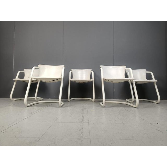 Vintage Dining Chairs by Metaform, 1970s, Set of 5 For Sale - Image 6 of 15