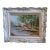 Framed Vintage Landscape Oil Painting on Board For Sale