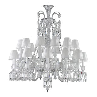 Collection Regina Chandelier in Metal and Crystal by Jago For Sale
