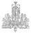 Collection Regina Chandelier in Metal and Crystal by Jago For Sale