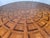 Theodore Alexander Theodore Alexander Geometric Inlaid Wood Round Pedestal Dining/Entry Table For Sale - Image 4 of 17