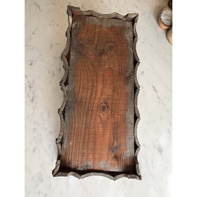 Japanese Ikebana Wabi-Sabi Bamboo Carved Basket For Sale - Image 14 of 15