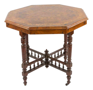 Vintage Octagonal Coffee Table, Mid-20th Century