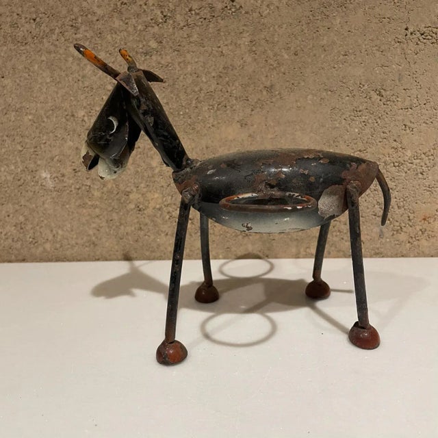 1970s Manuel Felguerez Style Black Donkey Napkin Holder Caddy Mexico For Sale In San Diego - Image 6 of 8
