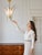 1970s Italian Brass and Murano Glass Palms Chandelier, 1970s For Sale - Image 5 of 10