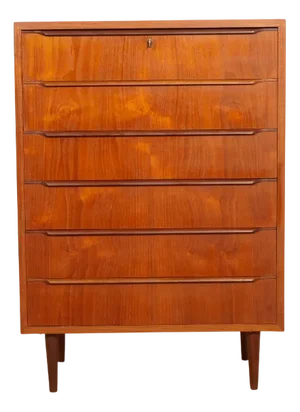 Vintage Danish Chest of 4 Drawers in Teak