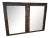 1970s Mid Century Modern Lane Brutalist Mirror For Sale