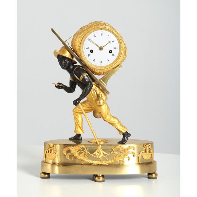 Early 19th Century French Mantel Clock, 1810s For Sale - Image 9 of 13