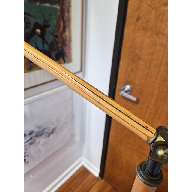 1970s Mid-Century Bamboo Tripod Floor Lamp For Sale - Image 5 of 11