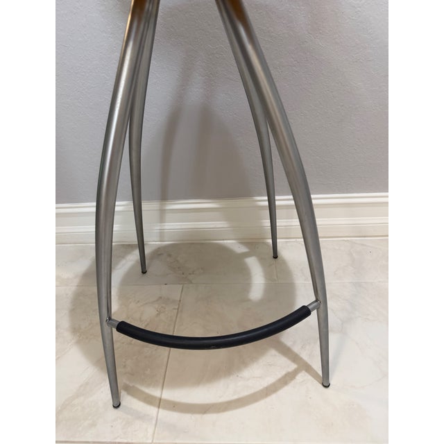 Rubber Pair 2 Lyra Bar Stool by Sigurdur Thorsteinsson for Group Italia / Magis, 1990s For Sale - Image 7 of 13