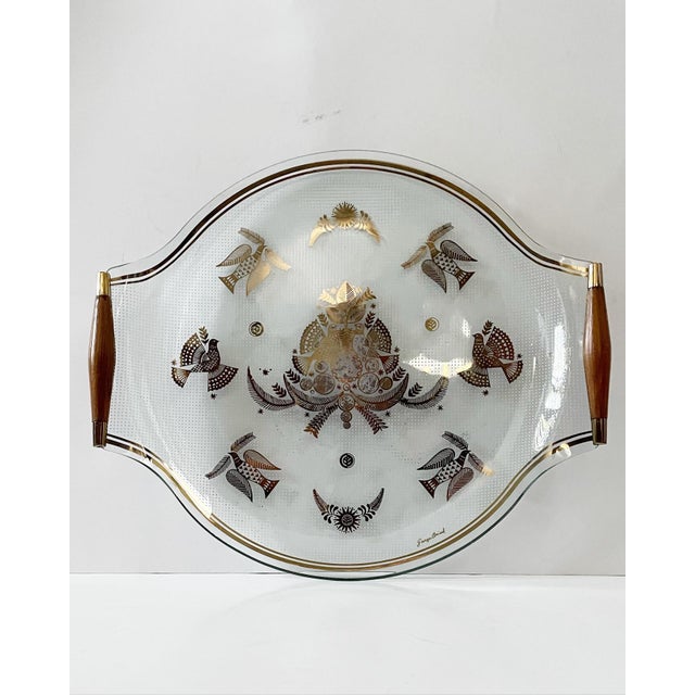 Mid-Century Modern 1960s Georges Briard Serving Tray For Sale - Image 3 of 10