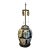 18th Century Chinese Porcelain Vase Jar & Cover Mounted as a Lamp For Sale