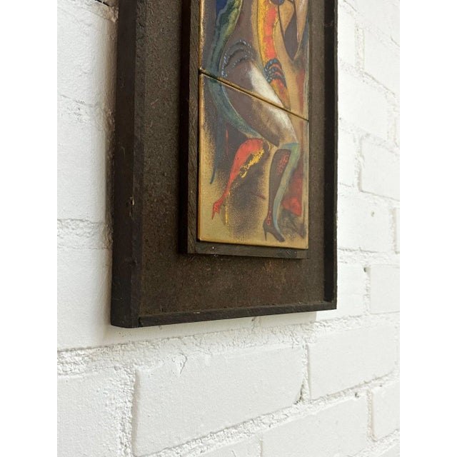 1960s 1960s Vintage Tile Art For Sale - Image 5 of 8