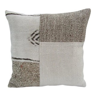 Handmade Patchwork Turkish Kilim Pillow Cover For Sale