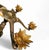 Gold Art Deco Art Nouveau Brass Chandelier with Hand-Blown Floral Shades For Sale - Image 8 of 18