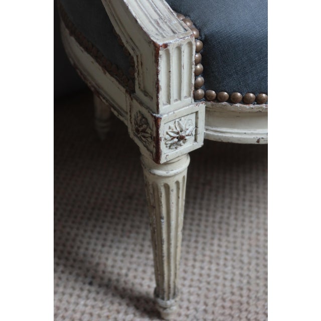 Louis XVI Armchairs, Set of 3 For Sale - Image 6 of 16