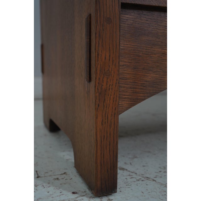 Stickley Mission Oak L & Jg Design Sideboard For Sale In Philadelphia - Image 6 of 12
