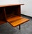 Mid Century Danish Modern Desk Executive Teak 6 Drawer Bookshelf Floating Doors For Sale - Image 9 of 11