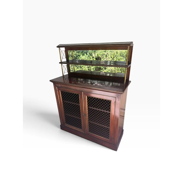 Antique Regency Style Rosewood Chiffonier Sideboard.
