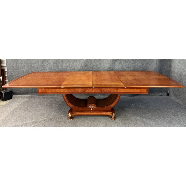 Wood 11 Piece High-End Italian-Made Dining Set Attributed to Marzorati For Sale - Image 7 of 18
