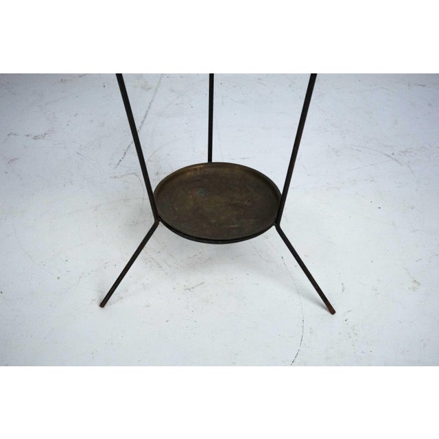 This elegant 1950s Italian umbrella stand is a quintessential example of Mid-Century design, blending functionalist lines...