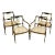 Regency Ebonized and Parcel Gilt Armchairs - Set of 4 For Sale