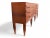 This is an elegant mid-century sideboard with an elongated and distinctly linear design. Its frame is crafted from genuine...