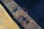1920s 1920s Antique Blue Field Gray Border Vase Floral Classic Chinese Art Deco Rug For Sale - Image 5 of 5