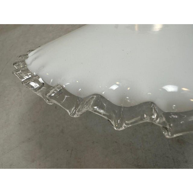 Antique Opaline and Brass Wall Lamp For Sale - Image 9 of 11