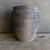 Rustic Vintage Clay Pottery in Matte Gray With Patina Large Size For Sale - Image 3 of 5