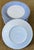 English Porcelain Blue and White Basketweave Plates for Salad, Cake or Hors d'Oeuvres - Set of 12 For Sale - Image 15 of 16