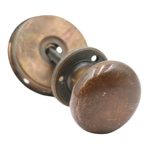 Vintage Dark Bronze Door Knob Flush Mount Handle
