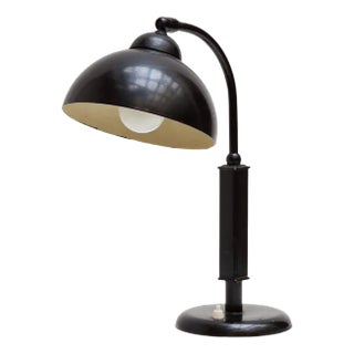 Bauhaus Black Desk Lamp by Christian Dell for Kaiser, 1933 For Sale
