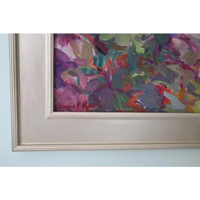 Contemporary "Almost Spring" Contemporary Fauvist Beachscape Oil Painting by James P. Kerr, Framed For Sale - Image 3 of 5