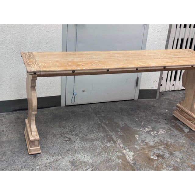 Tan Hickory Chair 17th Century Italian Console For Sale - Image 8 of 12