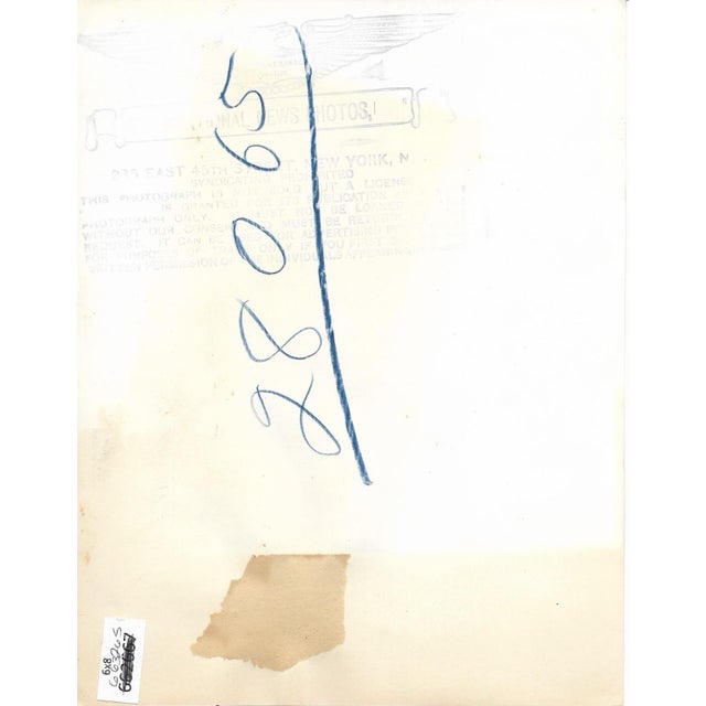 Figurative 1940s Tennis Player Serve Photograph For Sale - Image 3 of 3