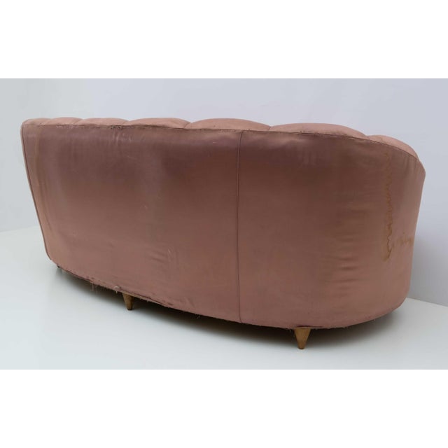 Mid-Century Modern Italian Curved Sofa by Gio Ponti for Casa E Giardino, 1936 For Sale - Image 9 of 10