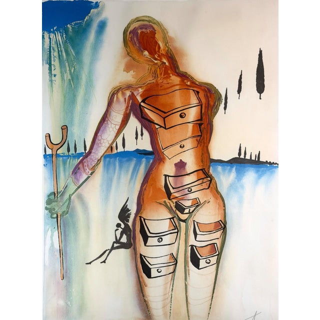 Surrealism 1970s Salvador Dali Dawn of Port Lligat For Sale - Image 3 of 5