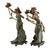 1900 - 1909 Art Nouveau Candleholders with Flowers, 1900, Set of 2 For Sale - Image 5 of 12