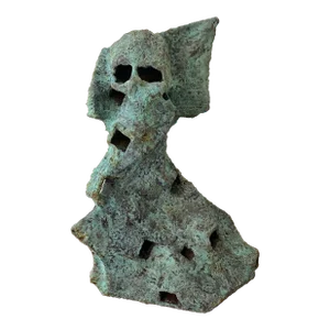 Late 20th Century Artist Made Brutalist Style Bronze Sculpture