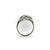 Silver 1920s Art Deco 14k White Gold Order of the Eastern Star Diamond Ring, Size 7.75 For Sale - Image 8 of 10