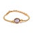 Mystic Amethyst Glow Gold Adjustable Bracelet For Sale - Image 11 of 11