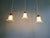 Art Deco Pendant Lights in Clear Glass, 1930s, Set of 3 For Sale - Image 10 of 17