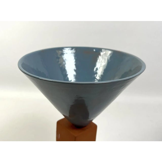 Contemporary Abstract Pottery Vessels - Set of 3 For Sale - Image 11 of 12