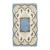 Vintage Swedish Rya Rug in Blue With Medallion and Floral Pattern - Rug & Kilim For Sale