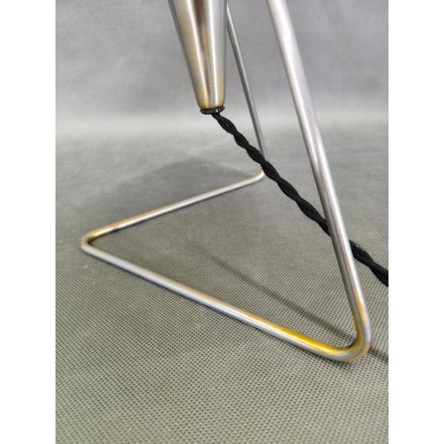 Vintage Table Lamp in Chrome with Paper Shade by Helena Frantová, 1960s For Sale - Image 8 of 14