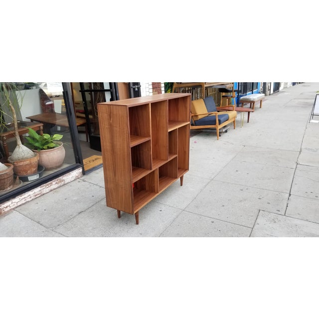 Mid-Century Modern Lori's Custom Wooden Bookcase For Sale - Image 3 of 13