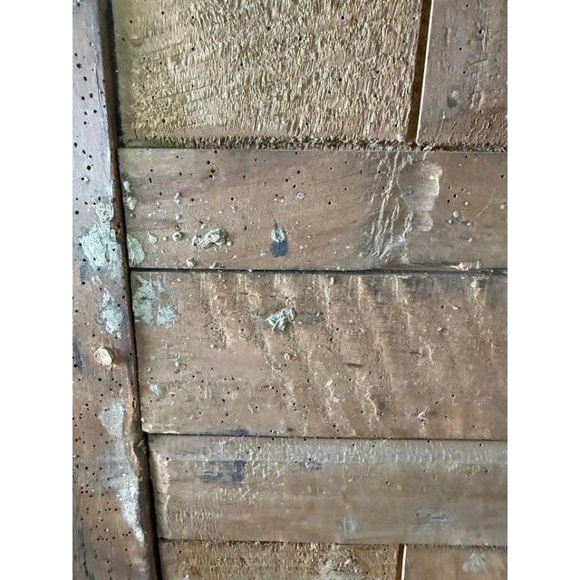 19th C. Napoleon III Painted Armoire For Sale - Image 15 of 16