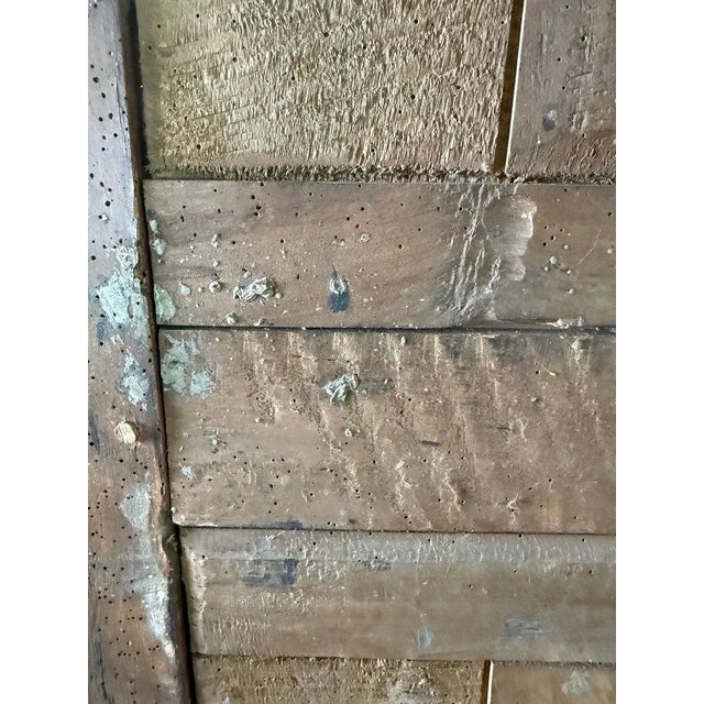 19th Century Napoleon III Painted Armoire, Glass Doors, French Design For Sale - Image 15 of 16